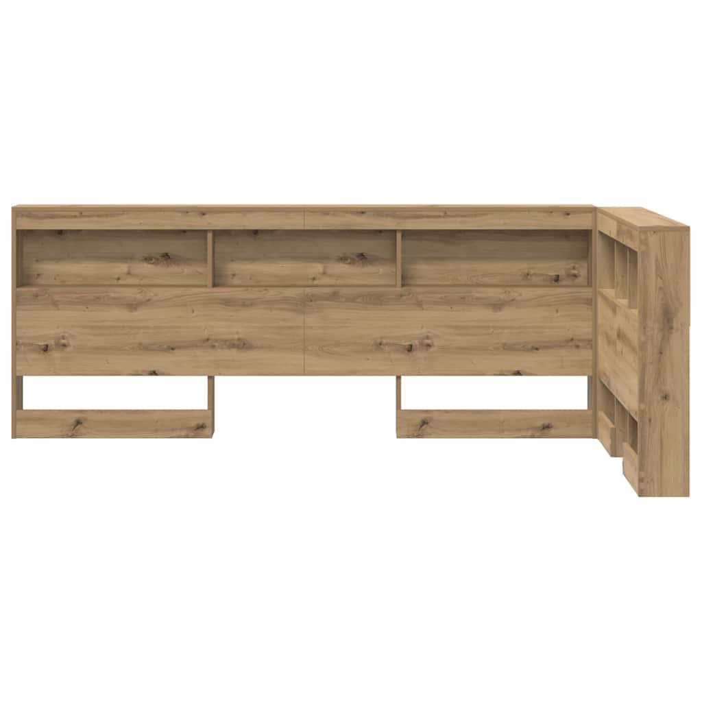 Aufbewahrungskopfteil Artisan-Eiche 90 cm Holzwerkstoff