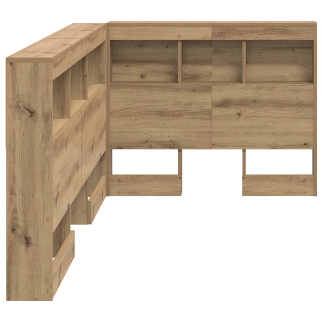 Aufbewahrungskopfteil Artisan-Eiche 90 cm Holzwerkstoff