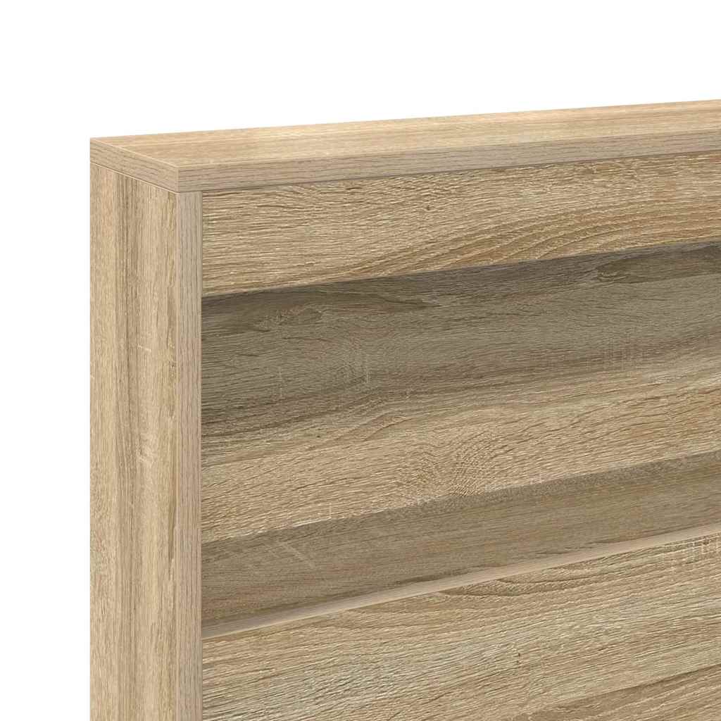 Aufbewahrungskopfteil Sonoma-Eiche 207,5 x 137,5 x 76,5 cm