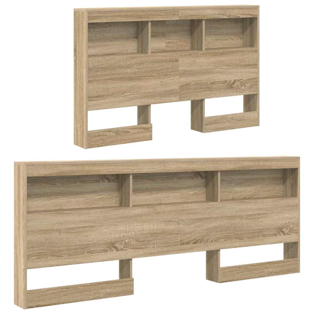 Aufbewahrungskopfteil Sonoma-Eiche 207,5 x 137,5 x 76,5 cm