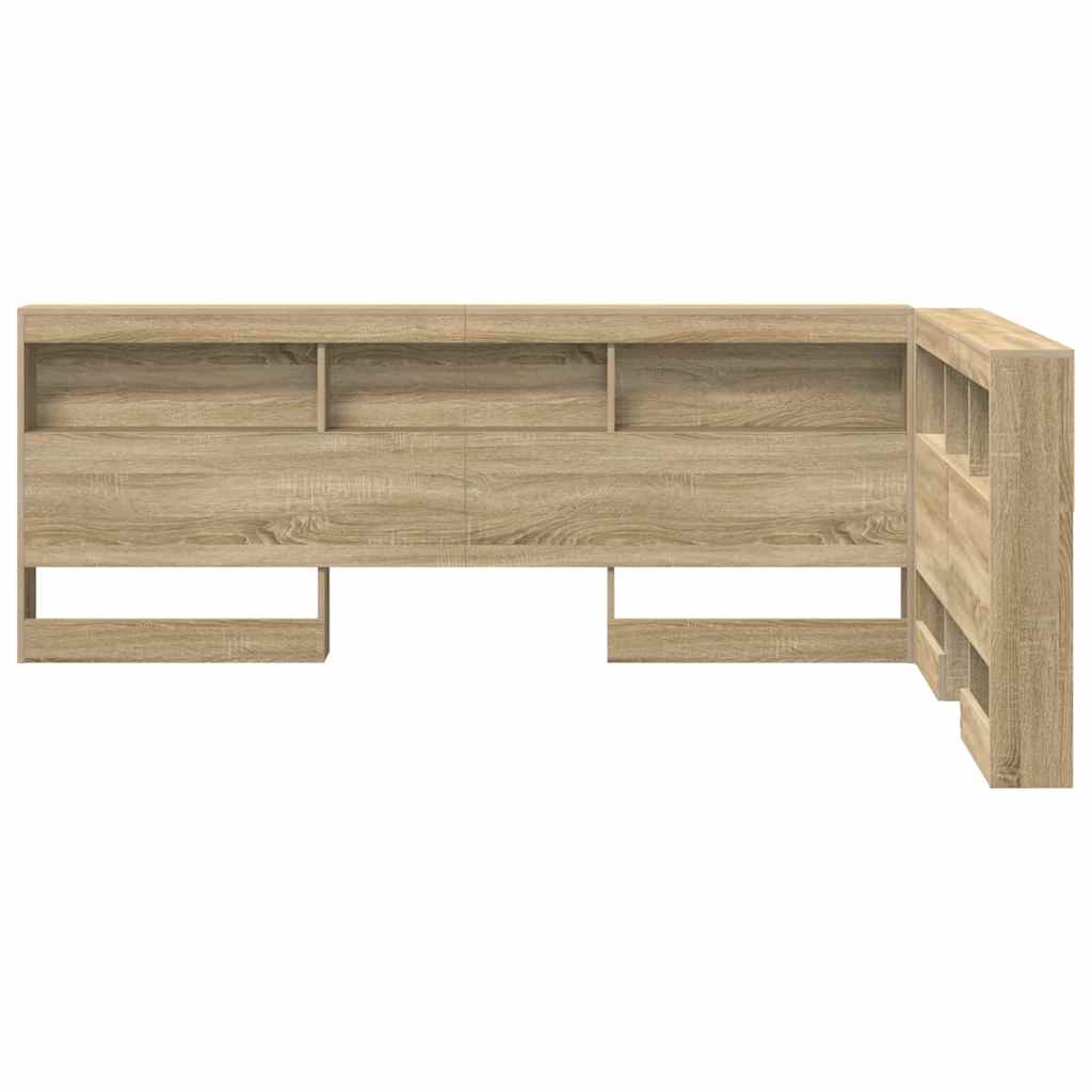 Aufbewahrungskopfteil Sonoma-Eiche 207,5 x 137,5 x 76,5 cm