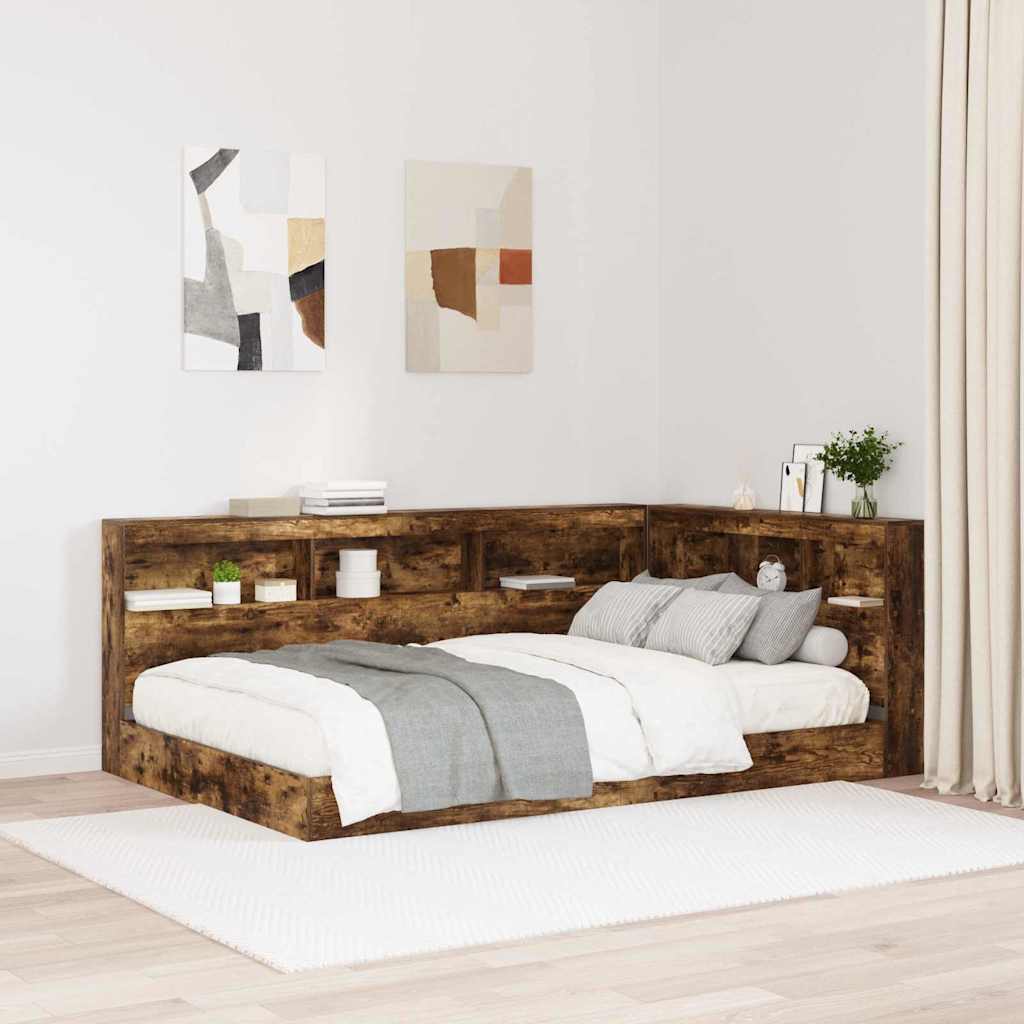 Aufbewahrungskopfteil Geräucherte Eiche 207,5 x 137,5 x 76,5 cm