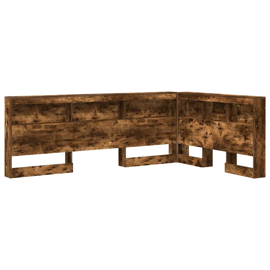 Aufbewahrungskopfteil Geräucherte Eiche 207,5 x 137,5 x 76,5 cm