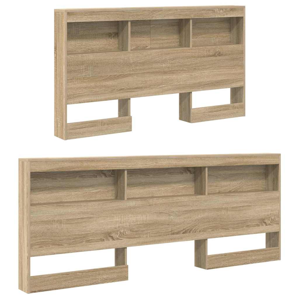 Aufbewahrungskopfteil Sonoma-Eiche 140 cm Holzwerkstoff