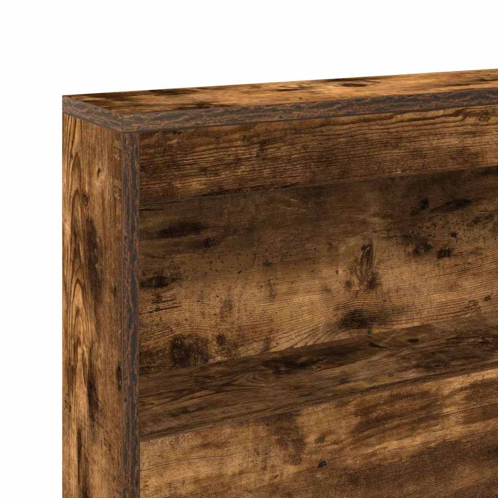 Aufbewahrungskopfteil Geräucherte Eiche 140 cm Holzwerkstoff
