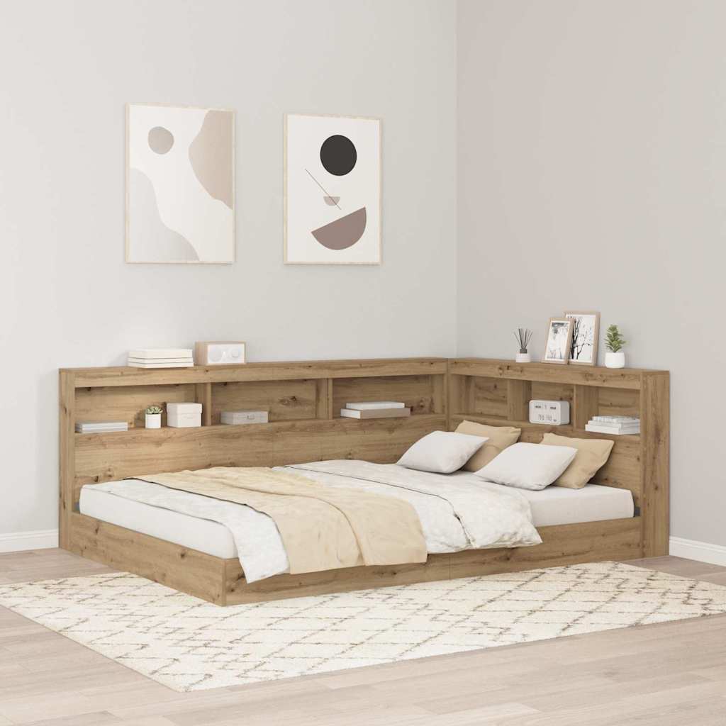 Aufbewahrungskopfteil Artisan-Eiche 140 cm Holzwerkstoff