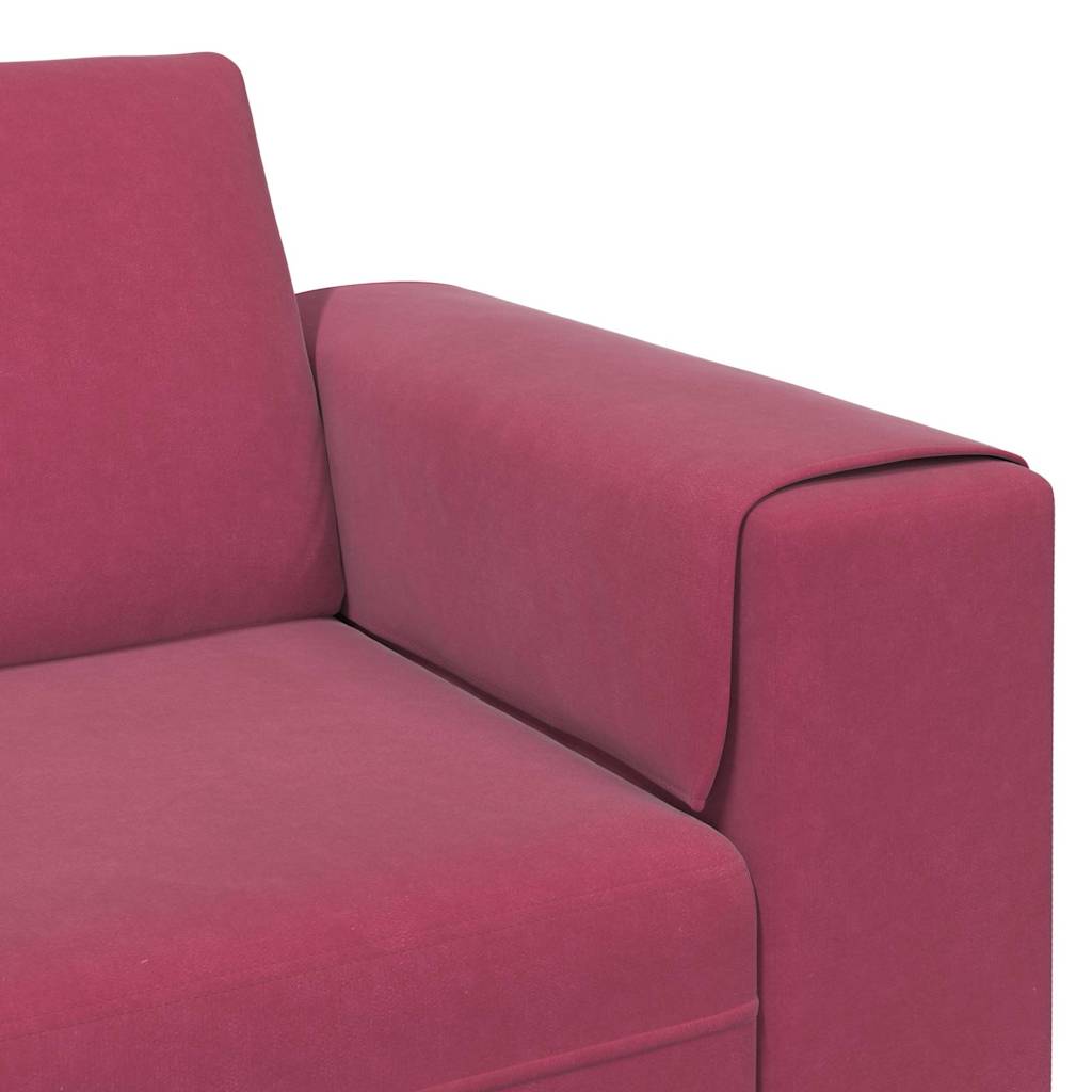 Wohnzimmer Couch Weinrot 250 x 77 x 76 cm