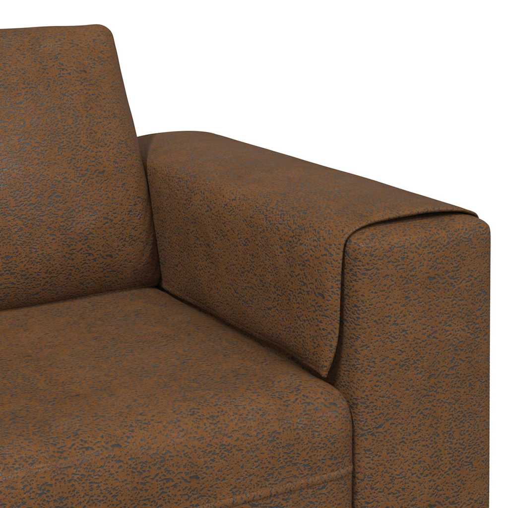 Wohnzimmer Couch Braun 250 x 77 x 76 cm
