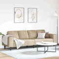 Wohnzimmer Couch Hellgrau 250 x 77 x 76 cm