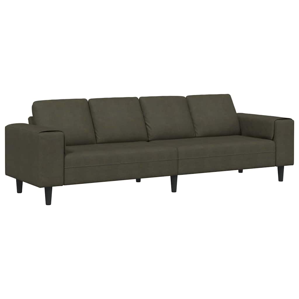 Wohnzimmer Couch Olivegrün 250 x 77 x 76 cm