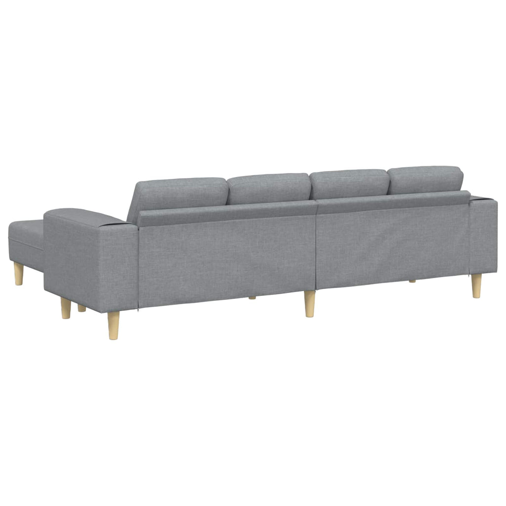 Wohnzimmer Couch 3 pcs Hellgrau Polyester