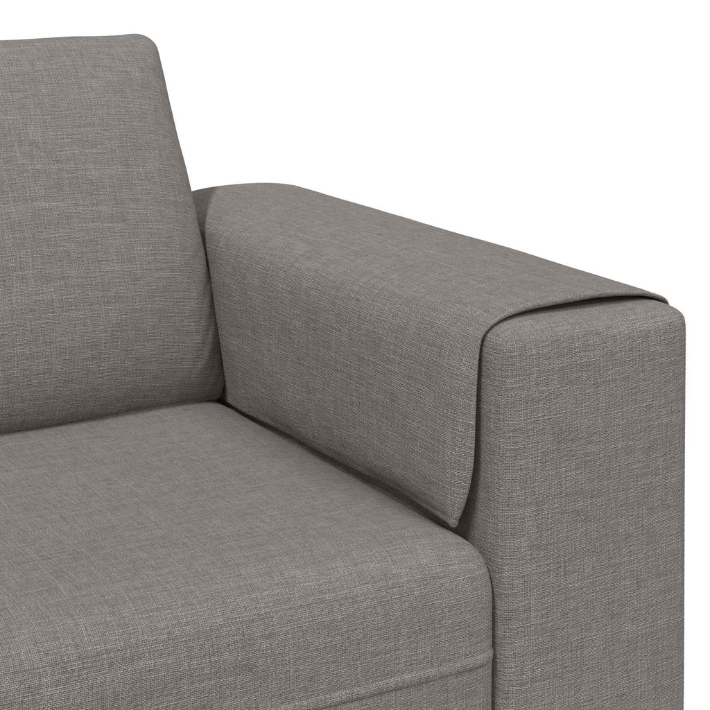 Wohnzimmer Couch 3 pcs Taupe Polyester