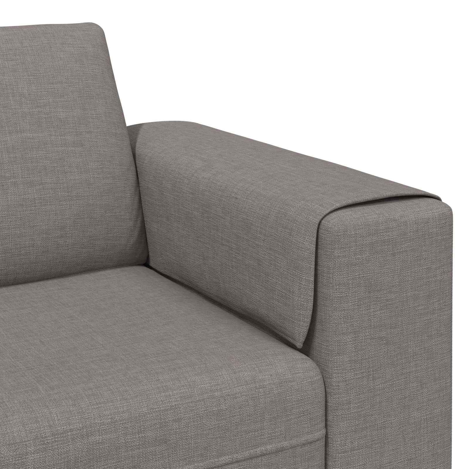 Wohnzimmer Couch 3 pcs Taupe Polyester