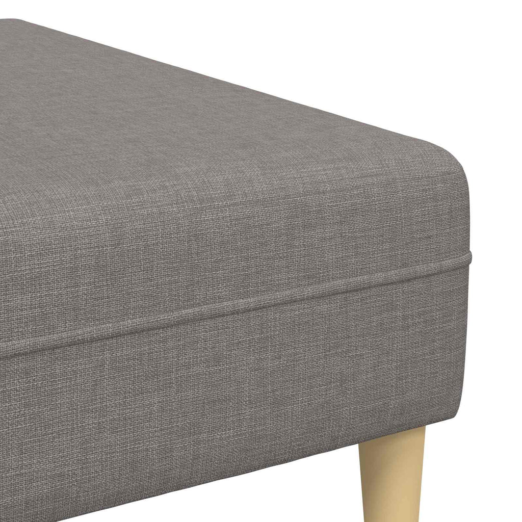 Wohnzimmer Couch 3 pcs Taupe Polyester