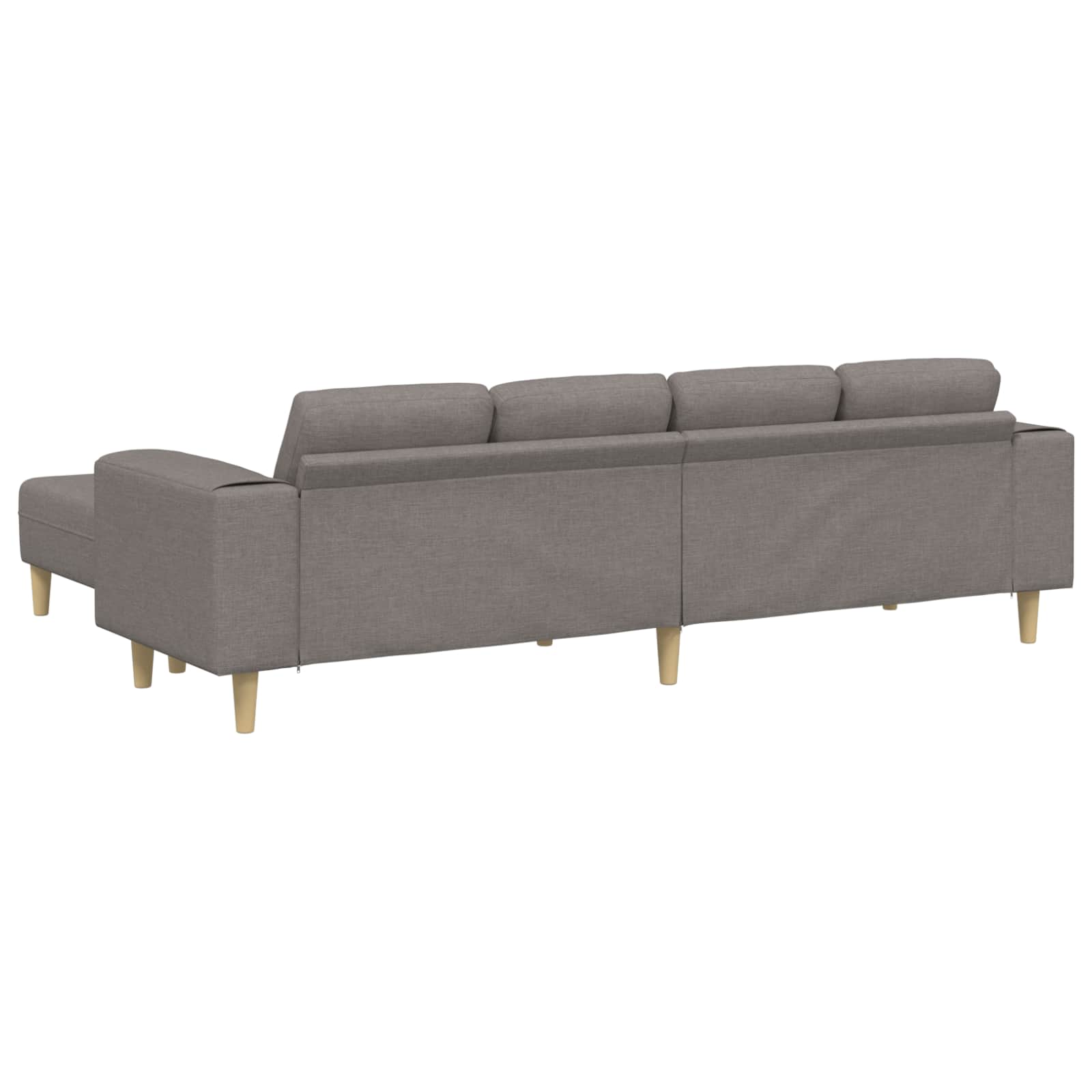 Wohnzimmer Couch 3 pcs Taupe Polyester