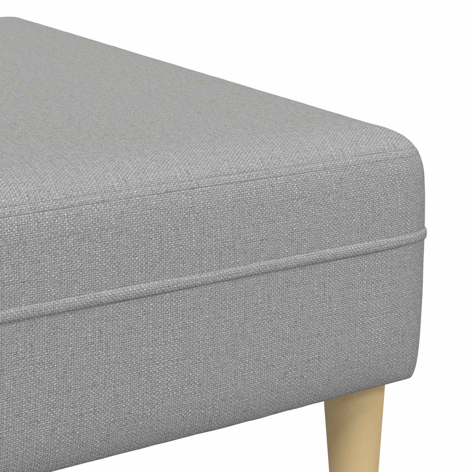 Wohnzimmer Couch 3 pcs Wolkengrau 250 x 188 x 76 cm Polyester