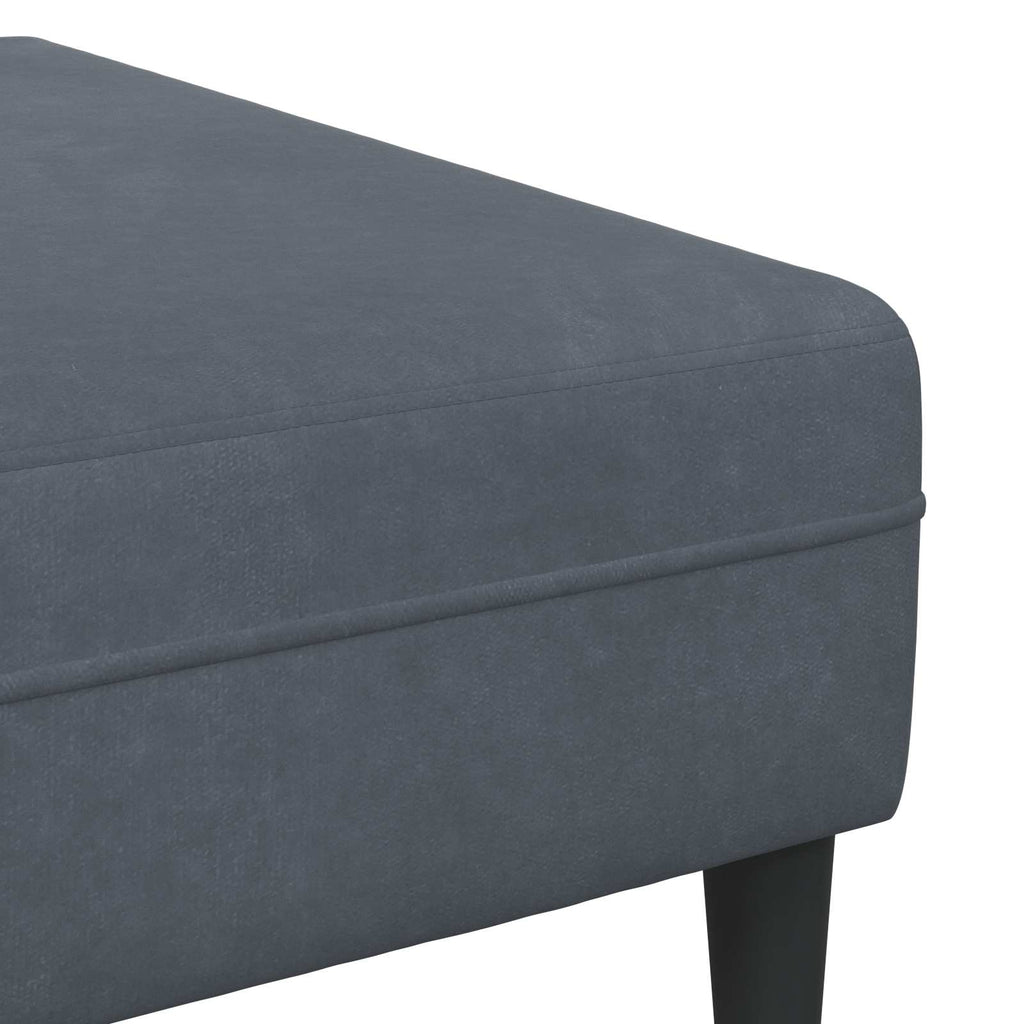Wohnzimmer Couch 3 pcs Dunkelgrau 250 x 188 x 76 cm