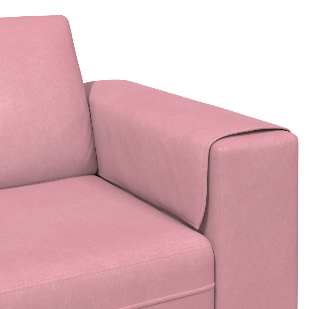 Wohnzimmer Couch 3 pcs Rosa 250 x 188 x 76 cm