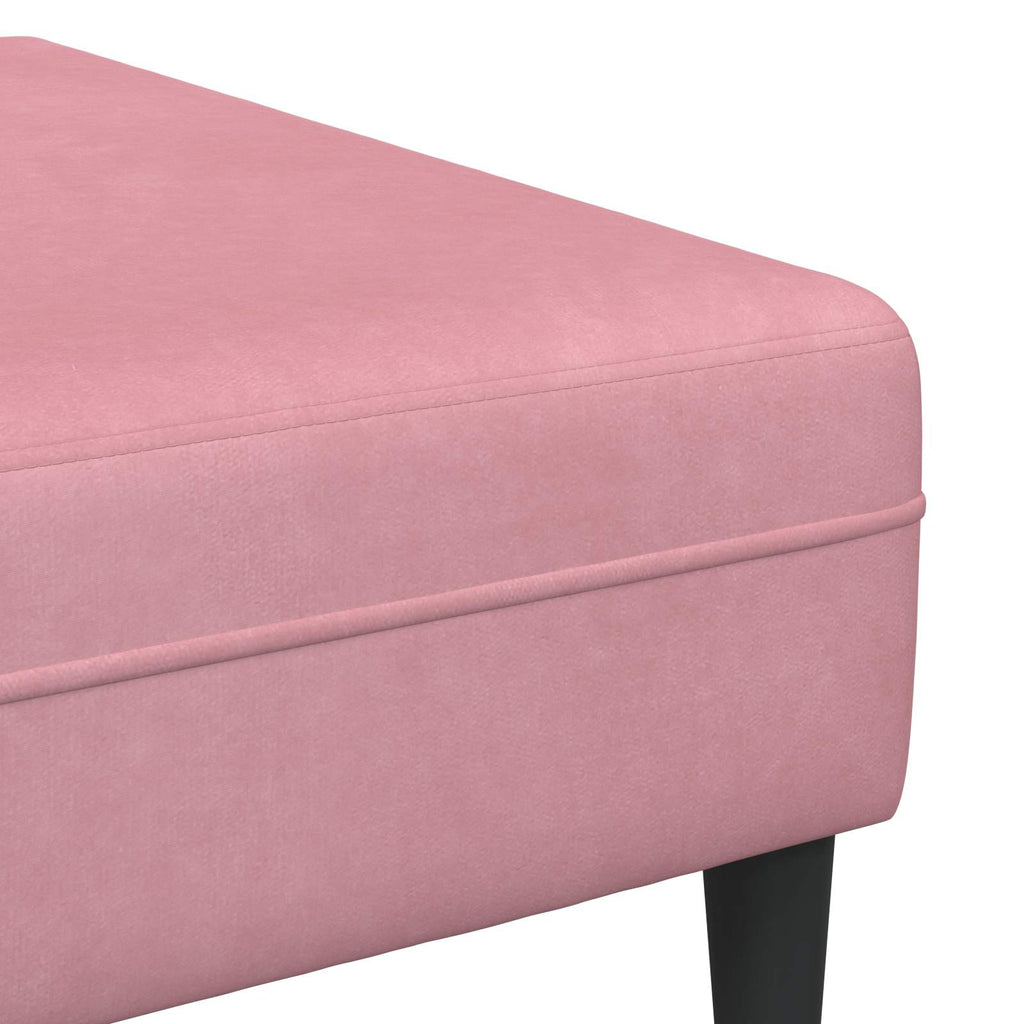 Wohnzimmer Couch 3 pcs Rosa 250 x 188 x 76 cm