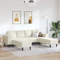 Wohnzimmer Couch 3 pcs Creme 250 x 188 x 76 cm