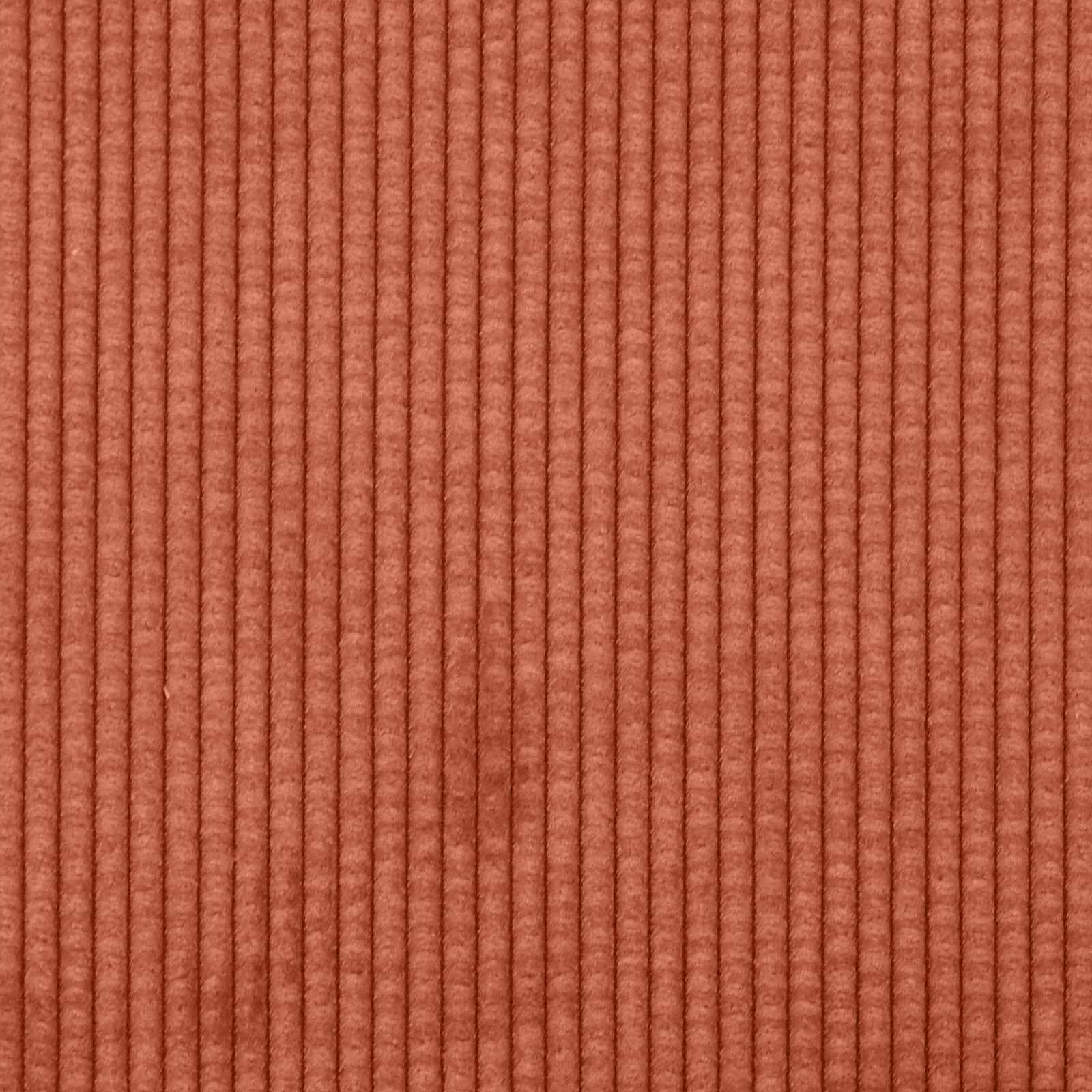 Sofa Rot-Orange 250 x 188 x 76 cm Cordstoff