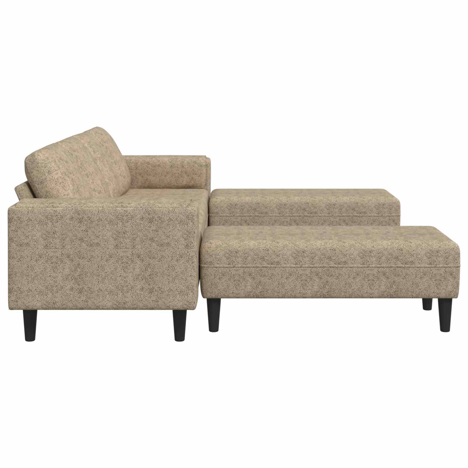 Wohnzimmer Couch 3 pcs Hellgrau
