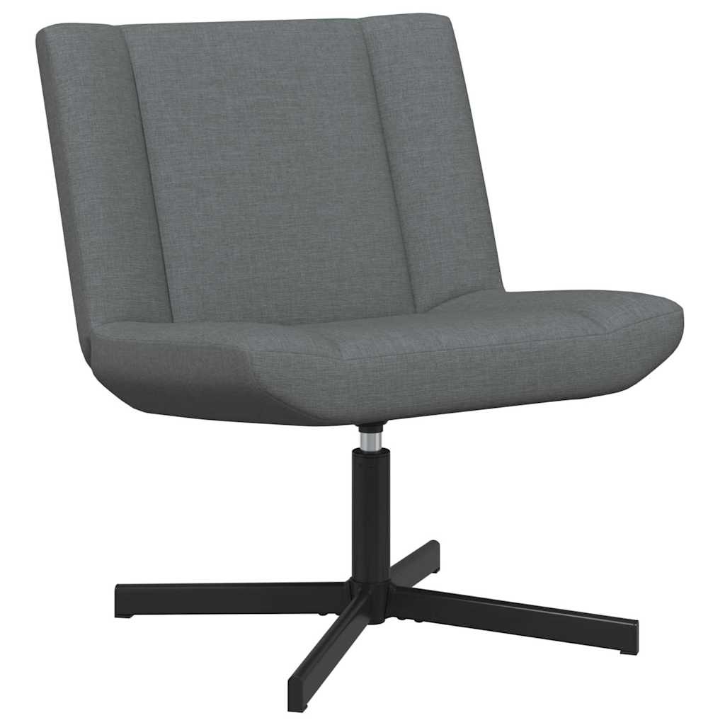 Drehstuhl Dunkelgrau 63 x 75 x 76 cm Stoff