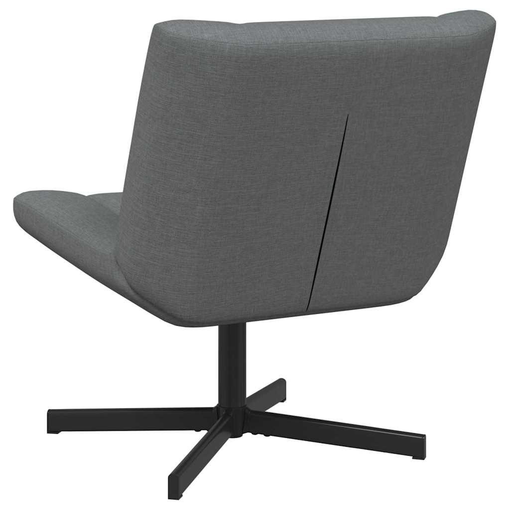 Drehstuhl Dunkelgrau 63 x 75 x 76 cm Stoff