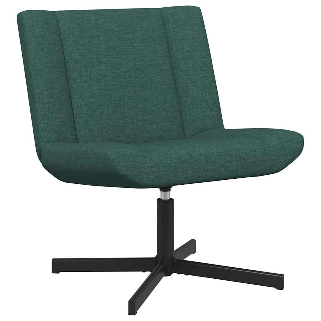 Drehstuhl Dunkelgrün 63 x 75 x 76 cm Stoff