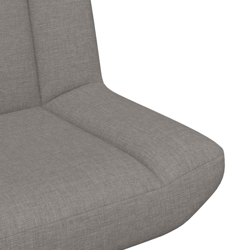 Drehstuhl Taupe 63 x 75 x 76 cm Stoff