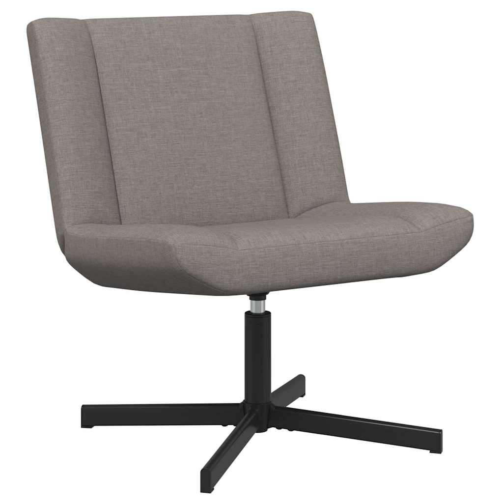 Drehstuhl Taupe 63 x 75 x 76 cm Stoff
