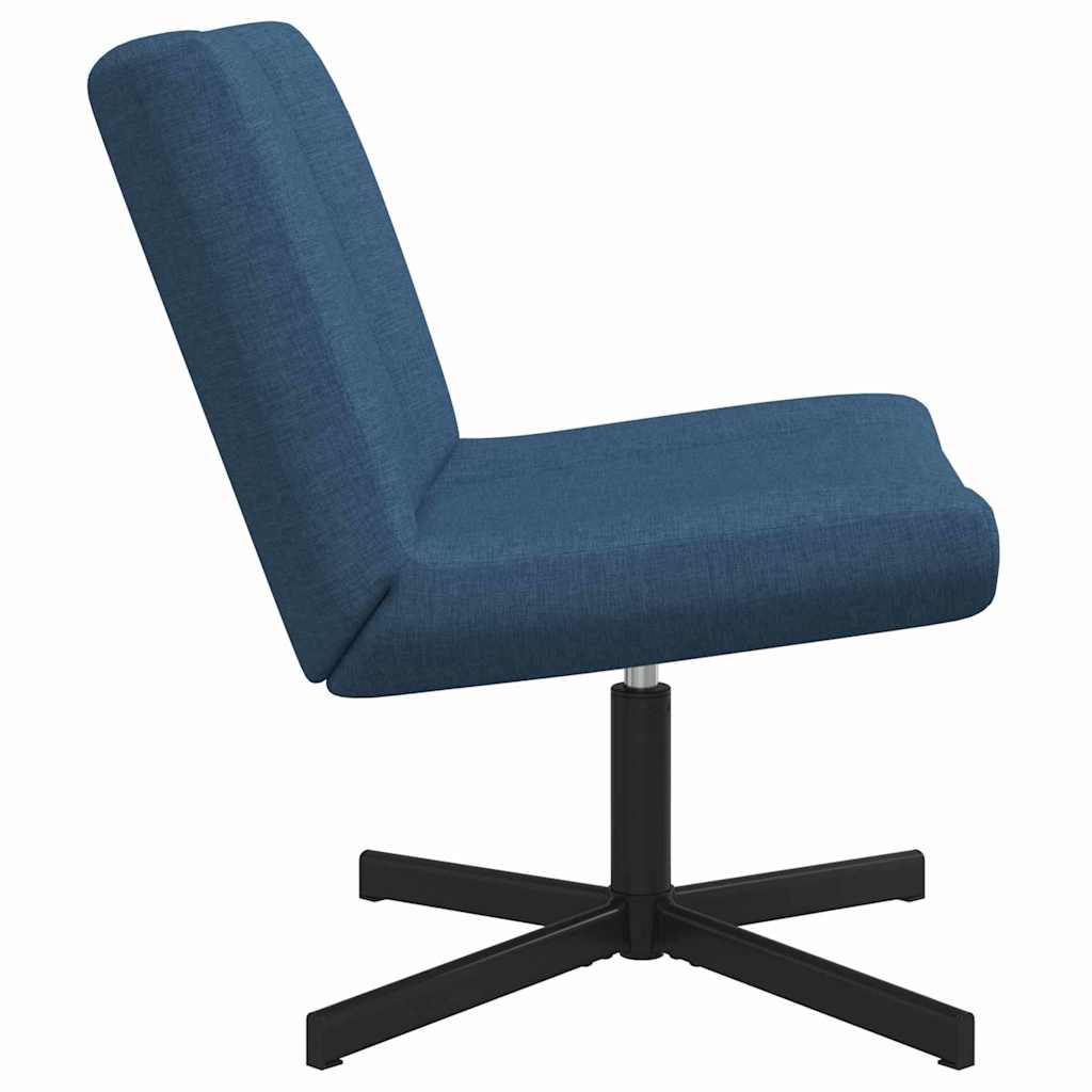 Drehstuhl Blau 63 x 75 x 76 cm Stoff
