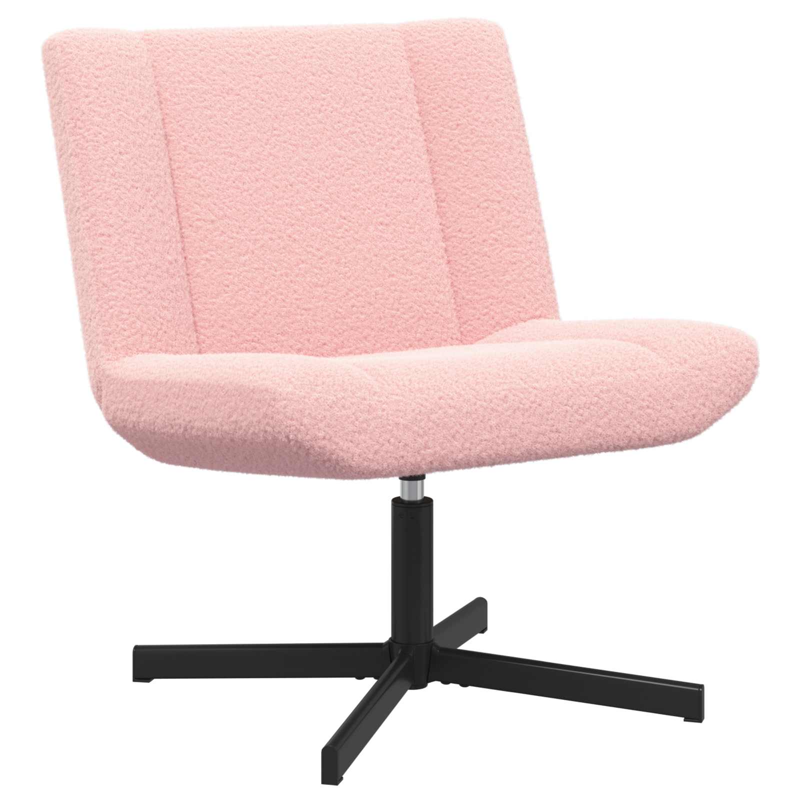 Drehstuhl Rosa 63 x 75 x 76 cm Schafsleder