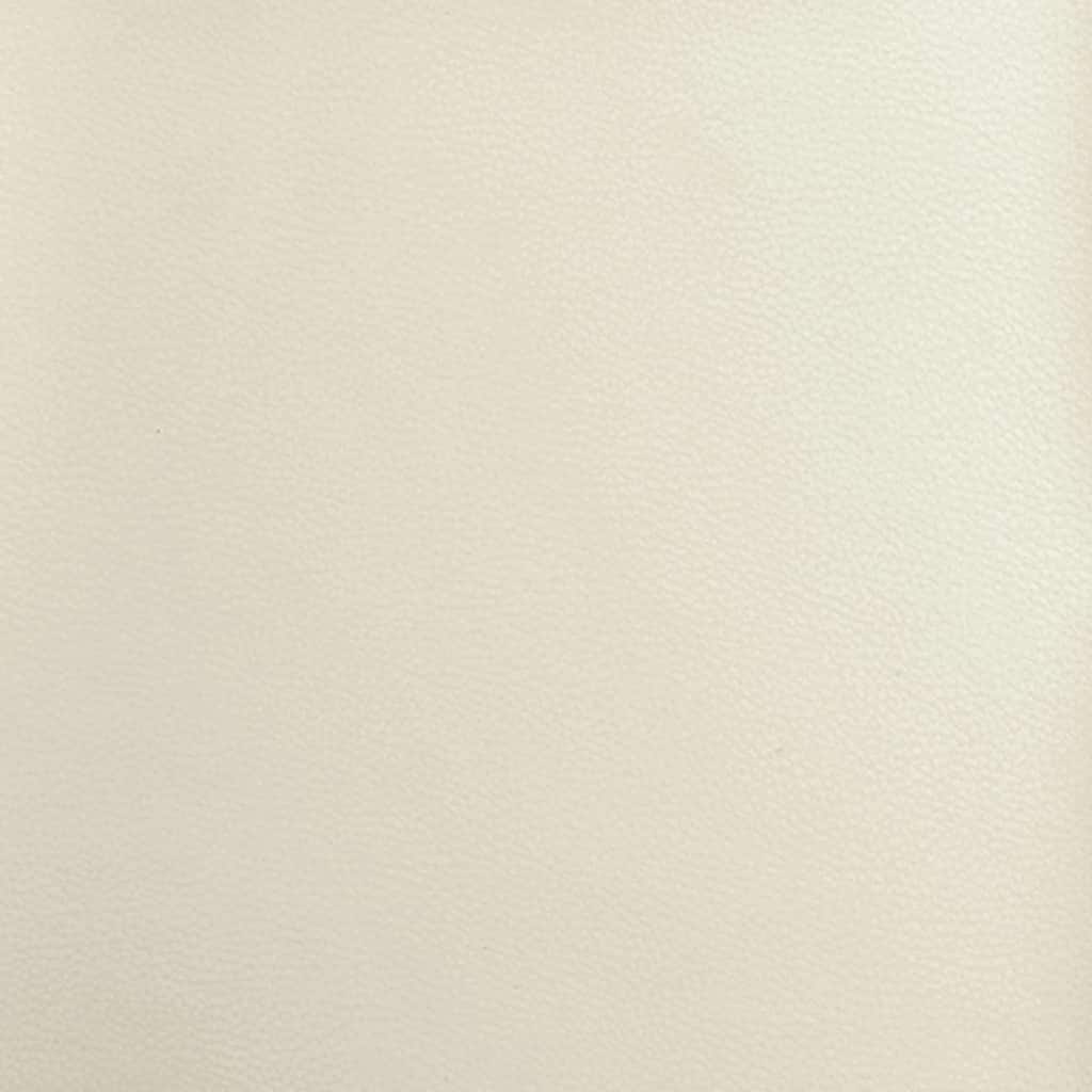 Drehstuhl Creme 63 x 75 x 76 cm Kunstleder