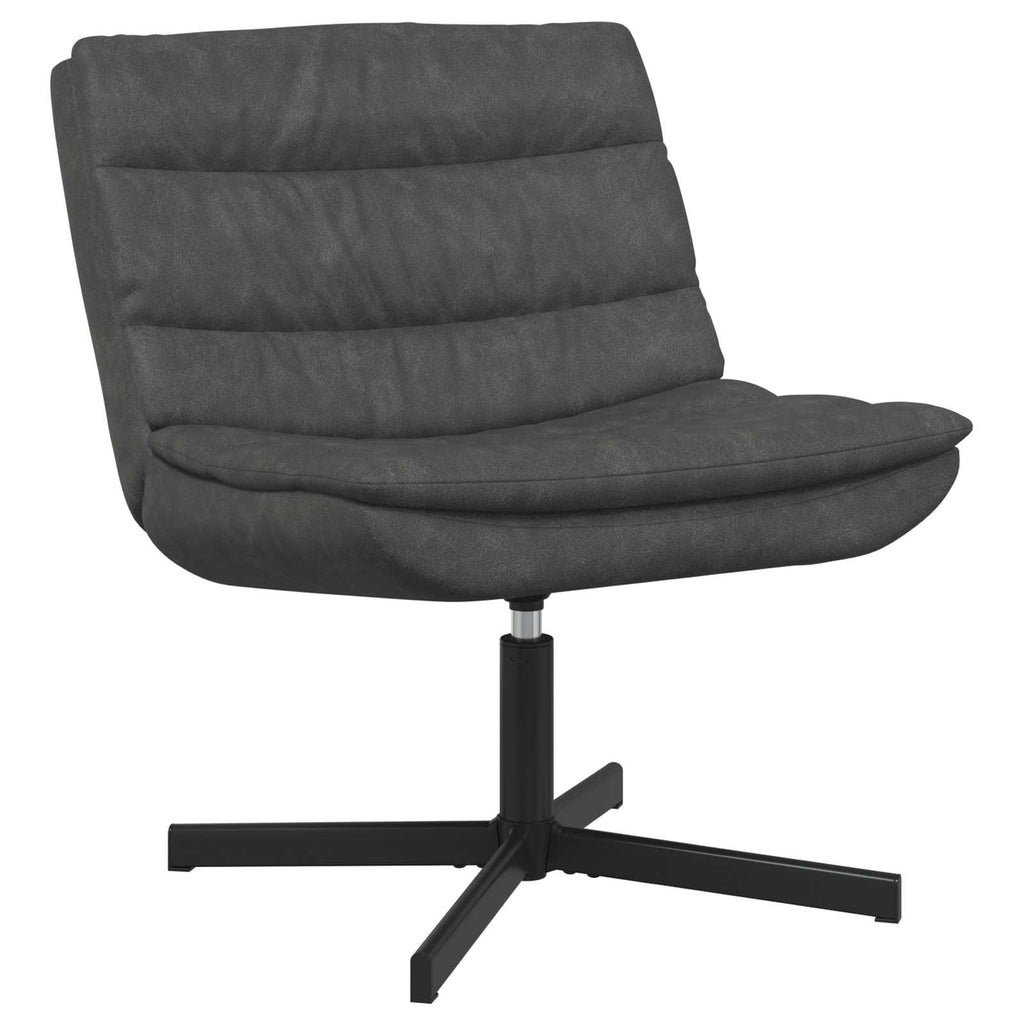 Drehstuhl Schwarz 63 x 75 x 76 cm Antikes PU