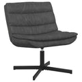 Drehstuhl Schwarz 63 x 75 x 76 cm Antikes PU