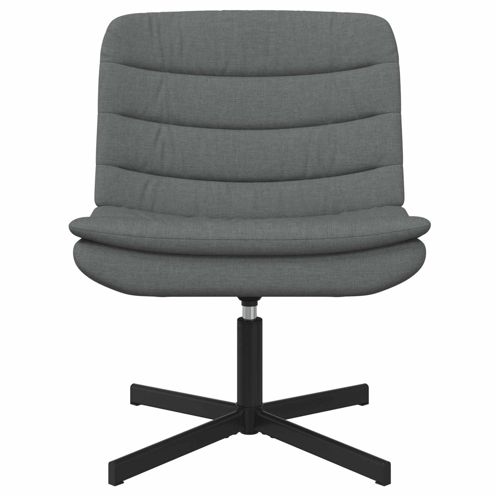 Drehstuhl Dunkelgrau 63 x 75 x 76 cm Stoff