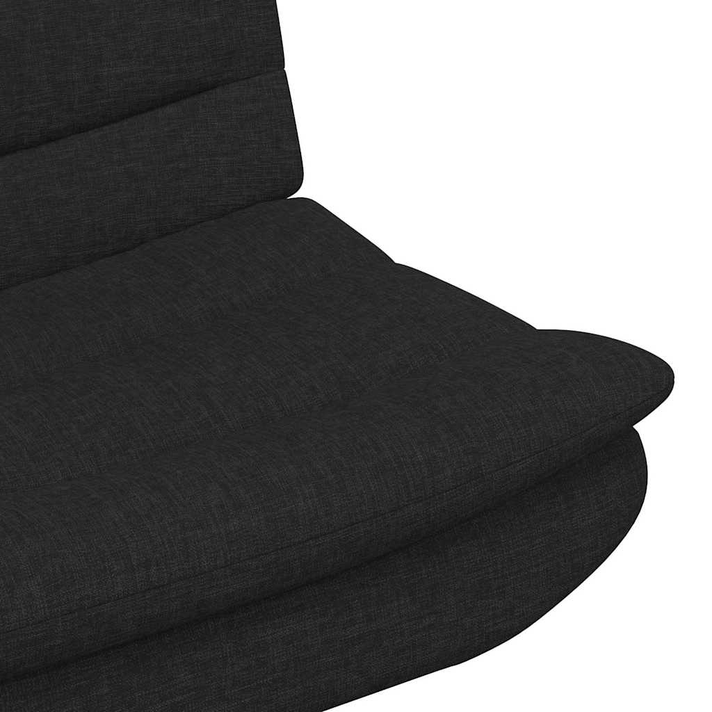 Drehstuhl Schwarz 63 x 75 x 76 cm Stoff