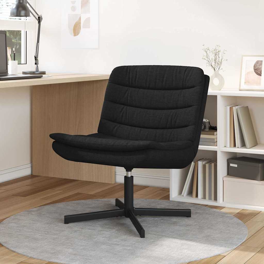 Drehstuhl Schwarz 63 x 75 x 76 cm Stoff