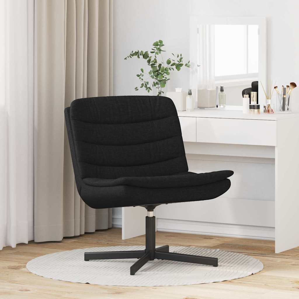 Drehstuhl Schwarz 63 x 75 x 76 cm Stoff