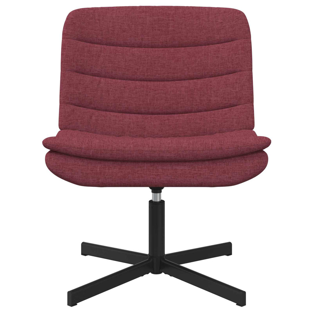 Drehstuhl Weinrot 63 x 75 x 76 cm Stoff
