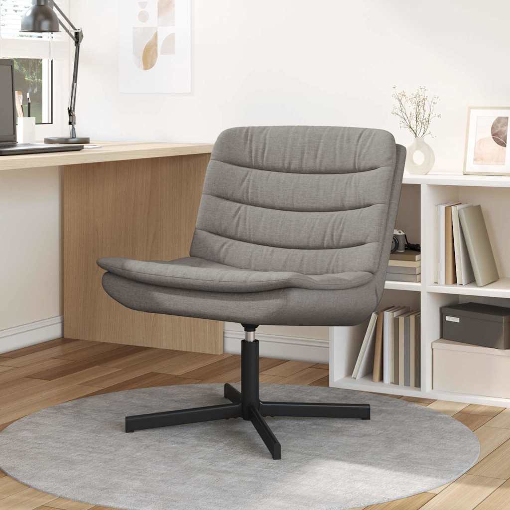 Drehstuhl Taupe 63 x 75 x 76 cm Stoff