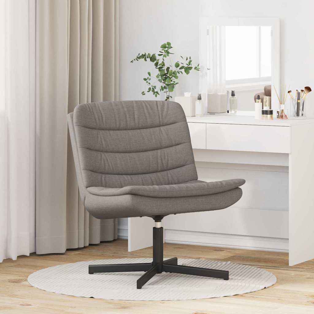 Drehstuhl Taupe 63 x 75 x 76 cm Stoff