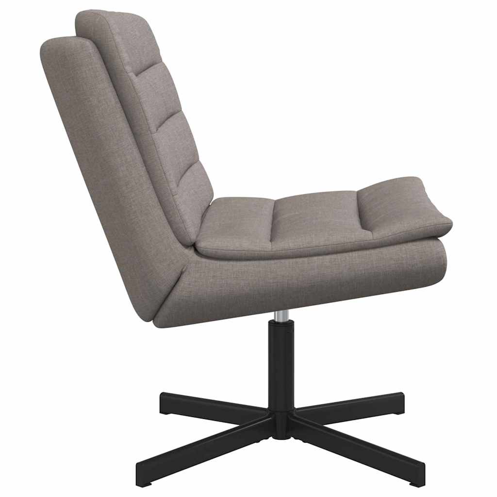 Drehstuhl Taupe 63 x 75 x 76 cm Stoff