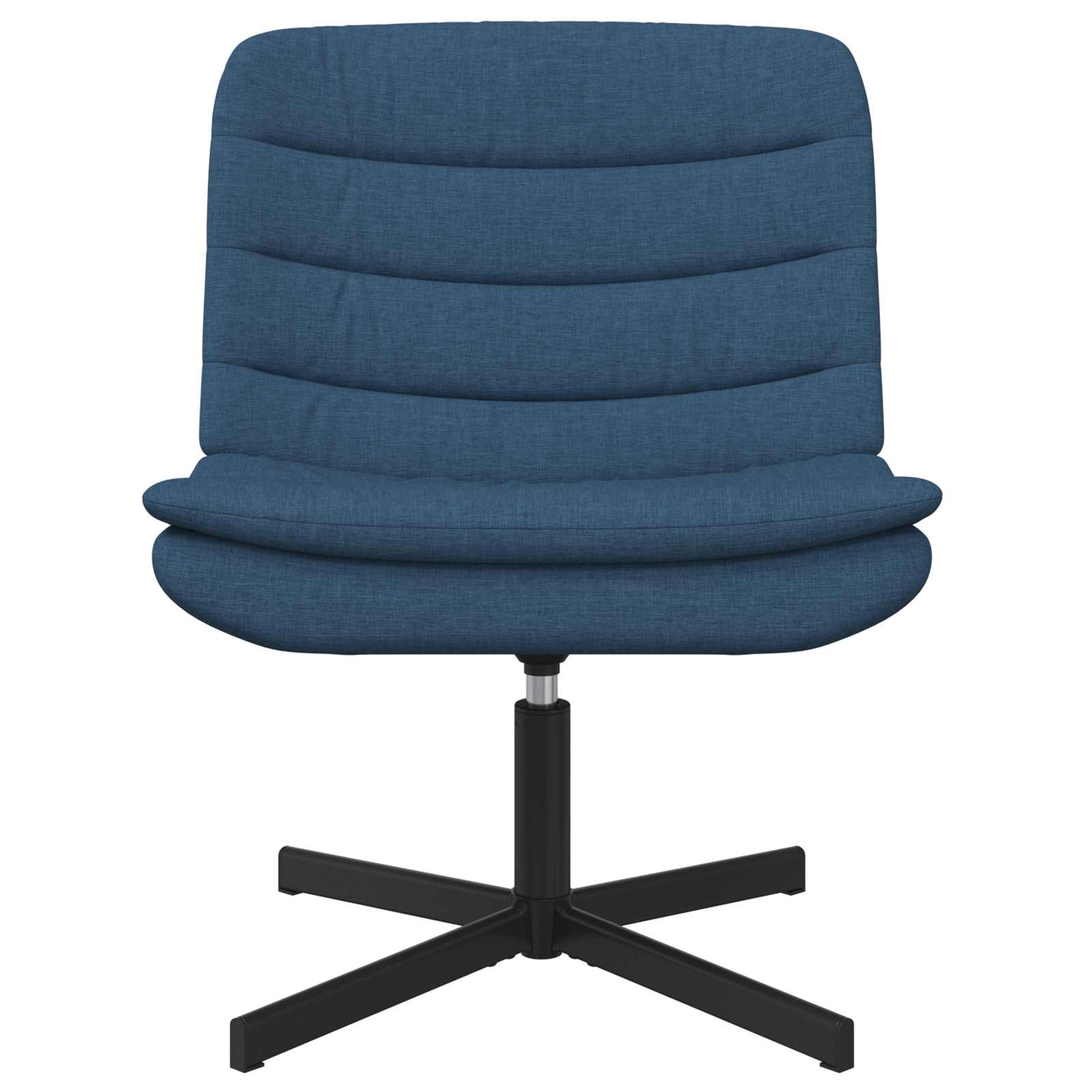 Drehstuhl Blau 63 x 75 x 76 cm Stoff