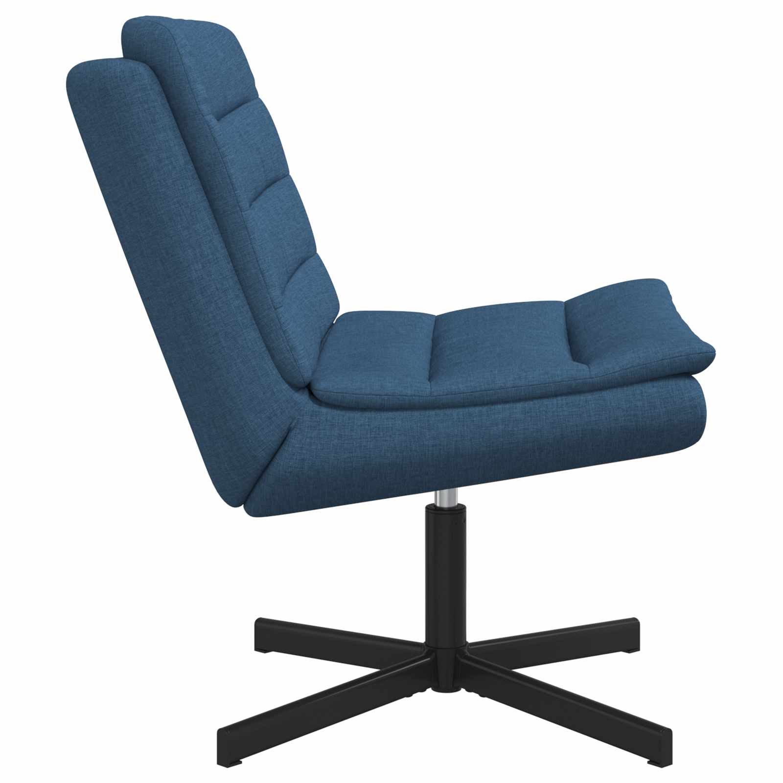 Drehstuhl Blau 63 x 75 x 76 cm Stoff