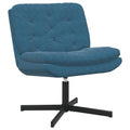 Drehender Entspannungsstuhl Blau 63 x 75 x 76 cm Samt
