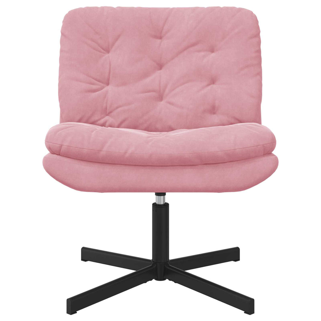 Drehender Entspannungsstuhl Rosa 63 x 75 x 76 cm Samt
