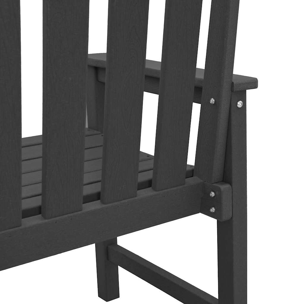 Gartenstuhl 4 pcs Schwarz 65,5 x 59 x 88 cm Polyethylen