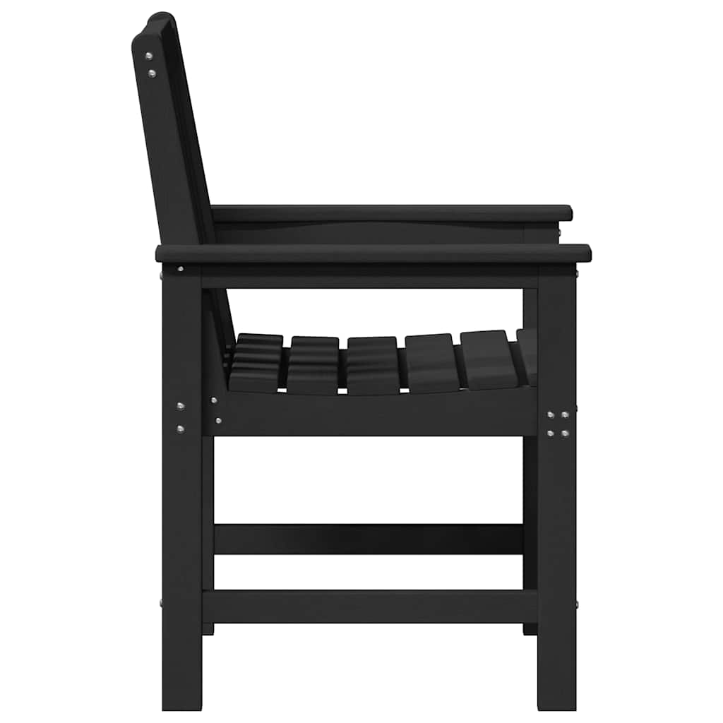 Gartenstuhl 4 pcs Schwarz 65,5 x 59 x 88 cm Polyethylen
